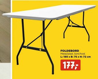 Foldebord