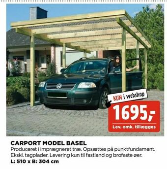 jem & fix Carport model basel tilbud