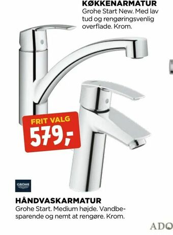 jem & fix Håndvaskarmatur tilbud