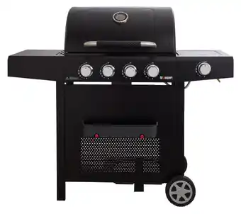 jem & fix Gasgrill 4 brændere og sidebrænder - grillexpert tilbud