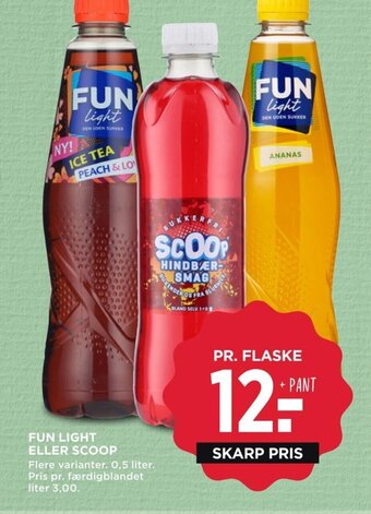 MENY FUN LIGHT ELLER SCOOP tilbud