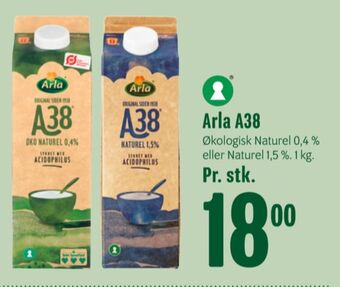 Min Købmand Arla a-38 øko naturel 0,4% tilbud