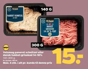 Netto Velsmag skinkeschnitzler tilbud