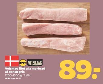 Netto Velsmag grisefilet tilbud