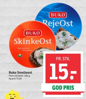 SPAR Buko smelte smøreost skinkeost tilbud