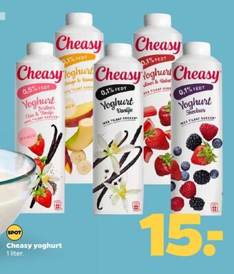 Netto Cheasy yoghurt vanilje tilbud