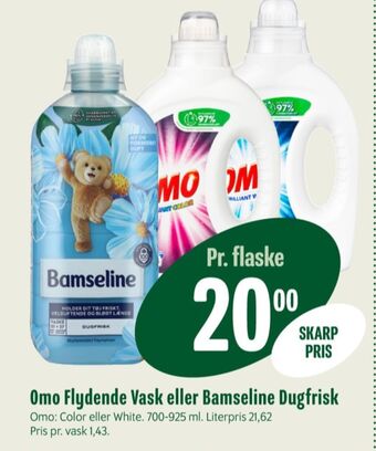 Min Købmand Omo vaskemiddel-flydende tilbud