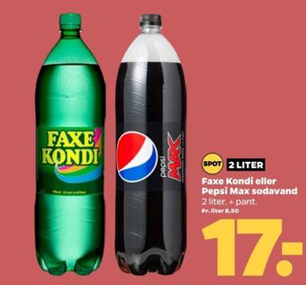 Netto Faxe kondi sportssodavand tilbud