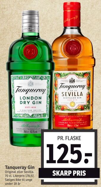 SPAR London dry gin tilbud