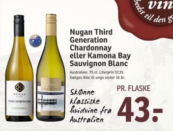 SPAR Ukendt australsk hvidvin tilbud