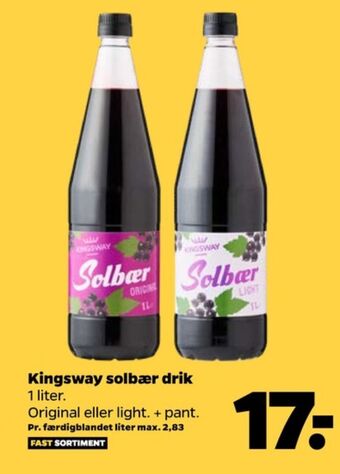 Netto Kingsway konc. læskedrik tilbud