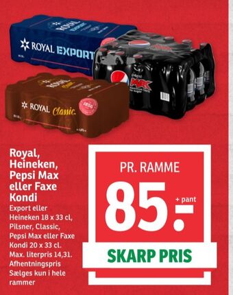 SPAR Export øl tilbud