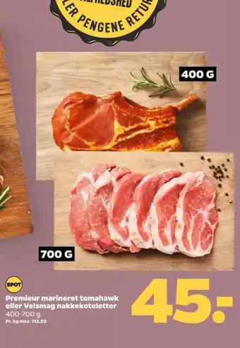 Netto Velsmag tomahawk steak tilbud