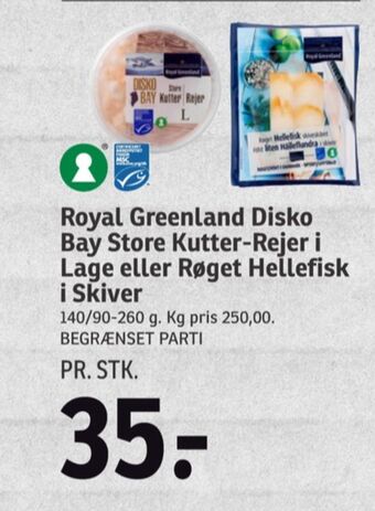 SPAR Royal greenland rejer tilbud