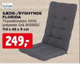 jem & fix SÆDE-/RYGHYNDE FLORIDA tilbud