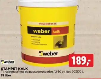 jem & fix weber STAMPET KALK tilbud