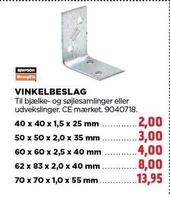 jem & fix VINKELBESLAG tilbud