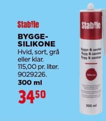 jem & fix Stabile BYGGE-SILIKONE tilbud