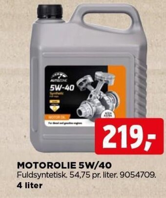 jem & fix MOTOROLIE 5W/40 tilbud