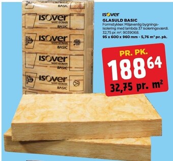 jem & fix Isover glasuld basic tilbud