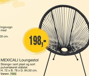 Harald Nyborg MEXICALI Loungestol tilbud