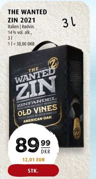 Scandinavian Park THE WANTED ZIN 2021 tilbud
