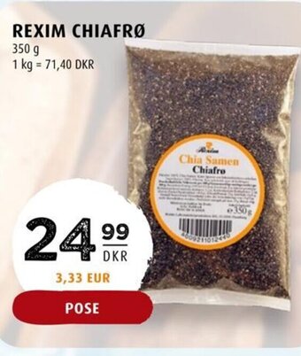 Scandinavian Park REXIM CHIAFRØ tilbud