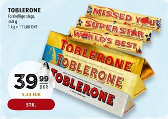 Scandinavian Park TOBLERONE tilbud
