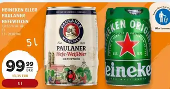 Scandinavian Park HEINEKEN ELLER PAULANER HEFEWEIZEN tilbud