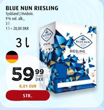 Scandinavian Park BLUE NUN RIESLING tilbud