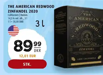 Scandinavian Park THE AMERICAN REDWOOD ZINFANDEL 2020 tilbud