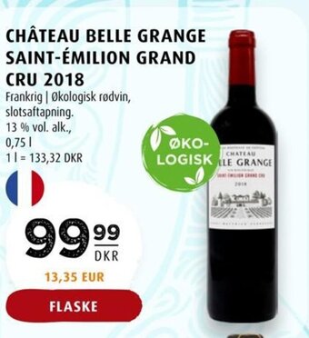 Scandinavian Park CHÂTEAU BELLE GRANGE SAINT-ÉMILION GRAND CRU 2018 tilbud