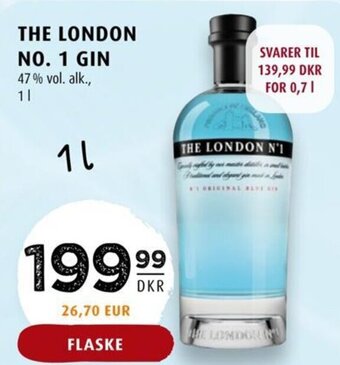 Scandinavian Park THE LONDON NO. 1 GIN tilbud