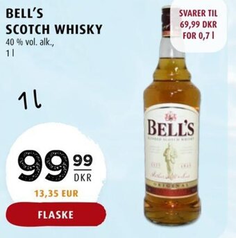 Scandinavian Park BELL'S SCOTCH WHISKY tilbud