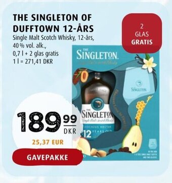Scandinavian Park THE SINGLETON OF DUFFTOWN 12-ÅRS tilbud
