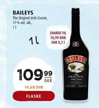 Scandinavian Park BAILEYS The Original Irish Cream tilbud