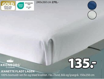 JYSK JEANETTE FLADT LAGEN tilbud