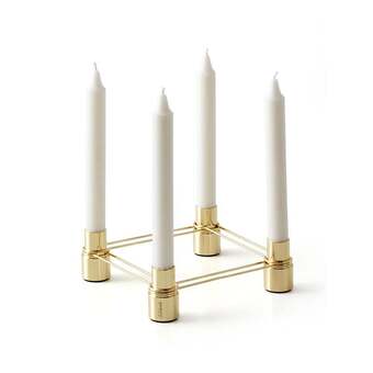 Celebrate link lysestage med fire glas guld
