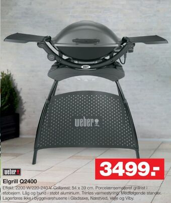 Bauhaus Weber elgrill tilbud