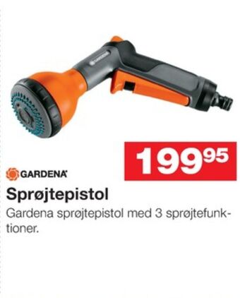 Bauhaus Gardena sprøjtepistol tilbud