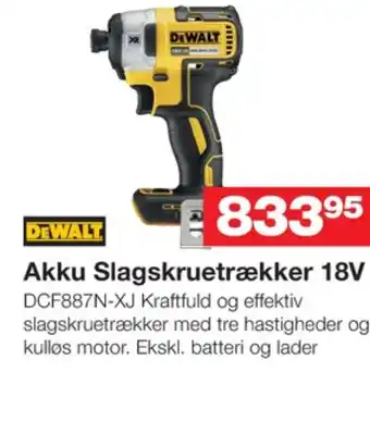 Bauhaus Dewalt slagskruetrækker tilbud
