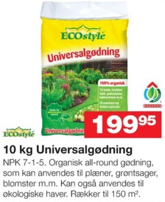 Bauhaus Ecostyle gødning tilbud