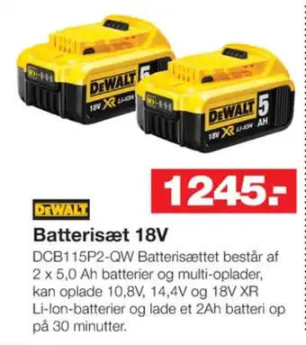 Bauhaus Dewalt batterilader tilbud