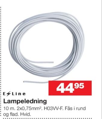 Bauhaus E-line ledning tilbud