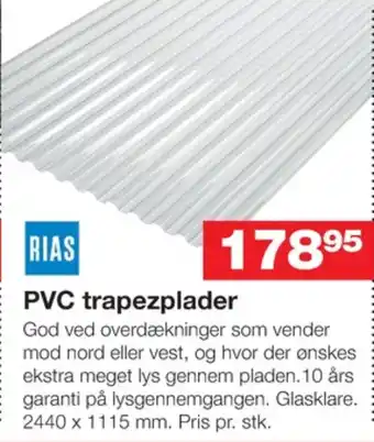 Rias trapezplader