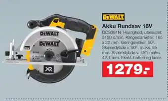 Bauhaus Dewalt rundsav tilbud