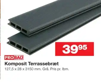 Bauhaus Pro-file terrassebrædder tilbud