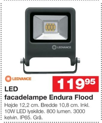 Bauhaus Ledvance udendørs lampe tilbud