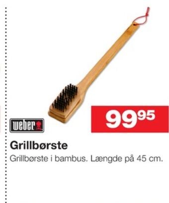 Bauhaus Weber grillbørste tilbud