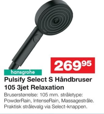 Bauhaus Hansgrohe bruserhoved tilbud